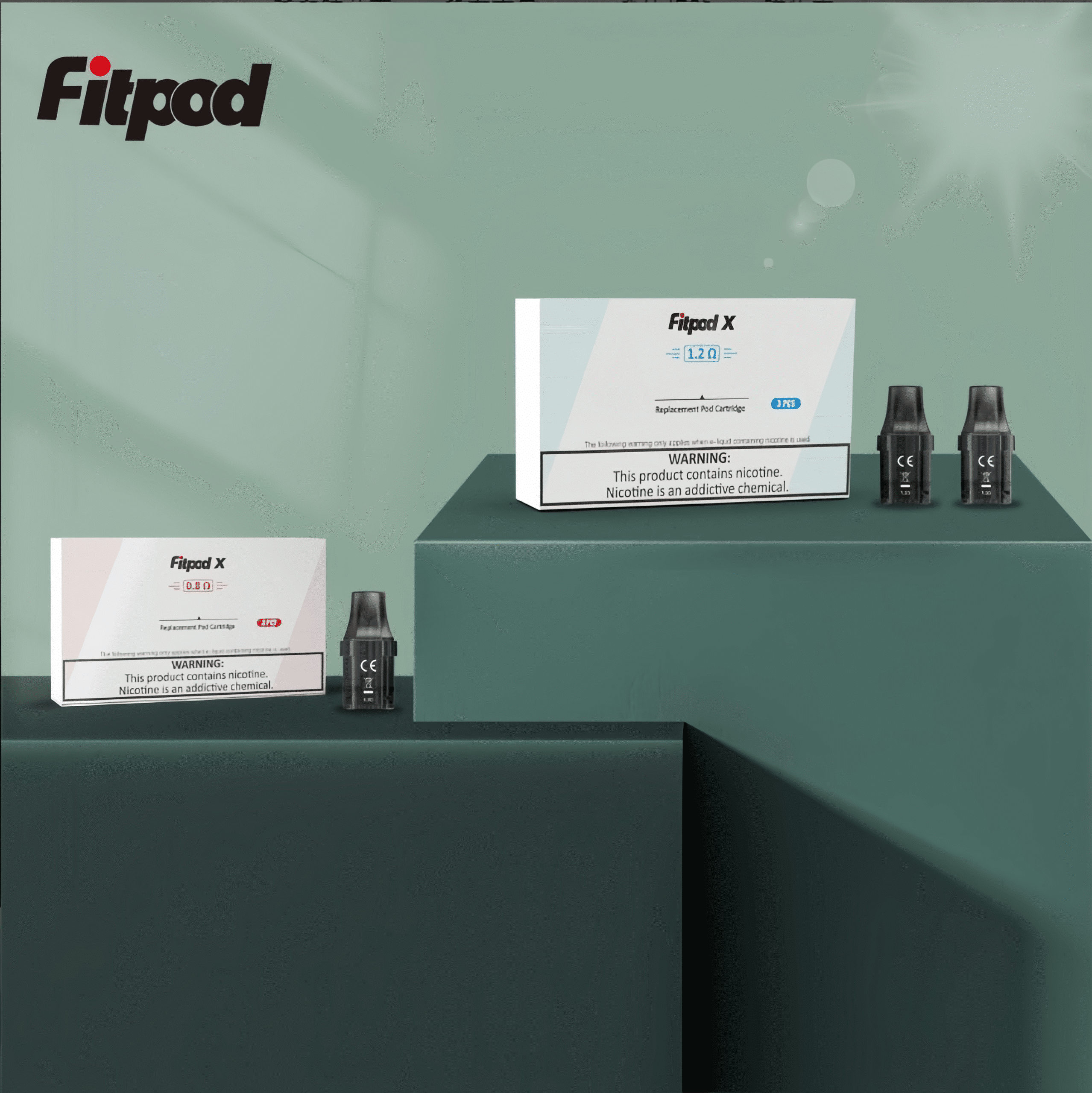 Fitpod X・X-BOX・Slyeek｜斯萊克空倉三代/四代專用0.8Ω/1.2Ω空煙彈