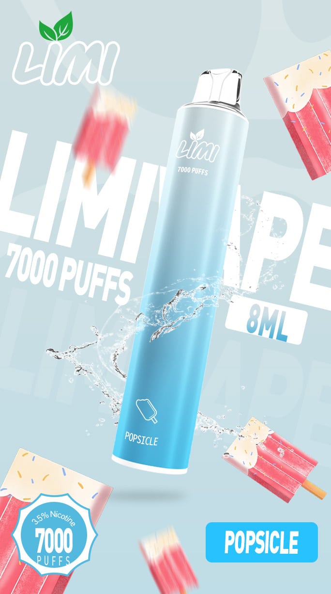 LIMI 7000口拋棄式電子煙｜大容量持久體驗