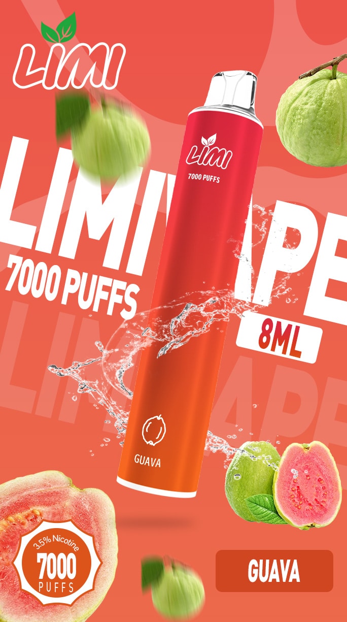 LIMI 7000口拋棄式電子煙｜大容量持久體驗